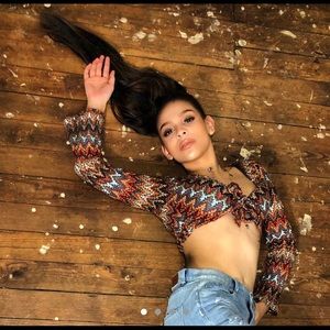 Colorful crop top